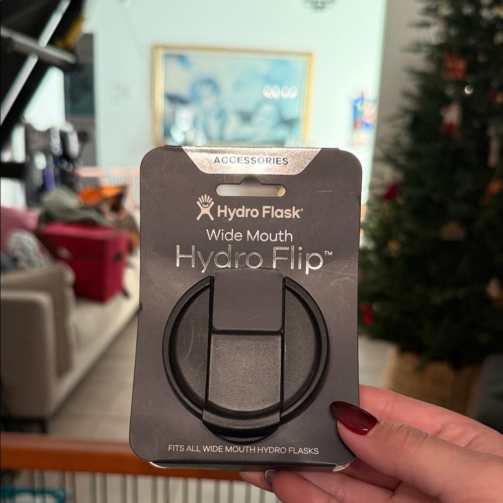 Hydro Flask Black Wide Mouth Hydro Flip Lid
